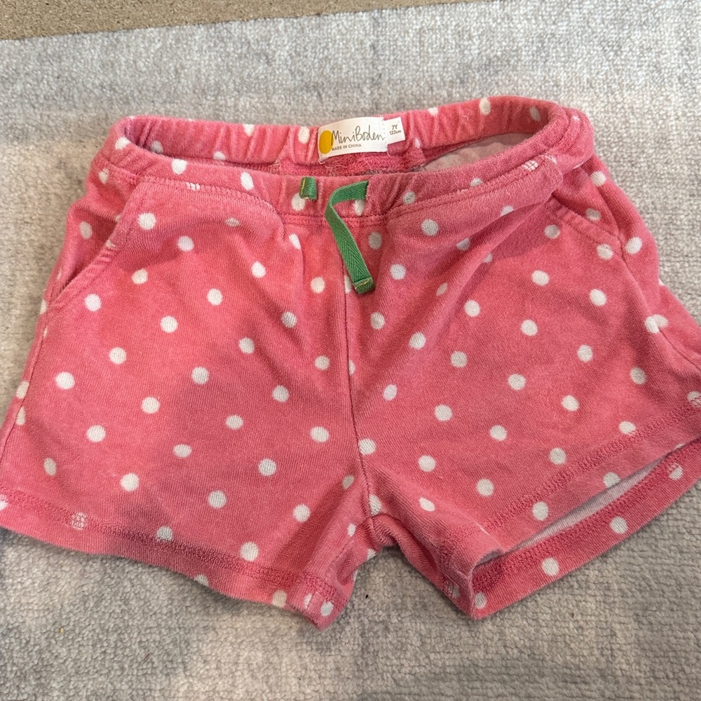 Mini Boden Terry Shorts 7y